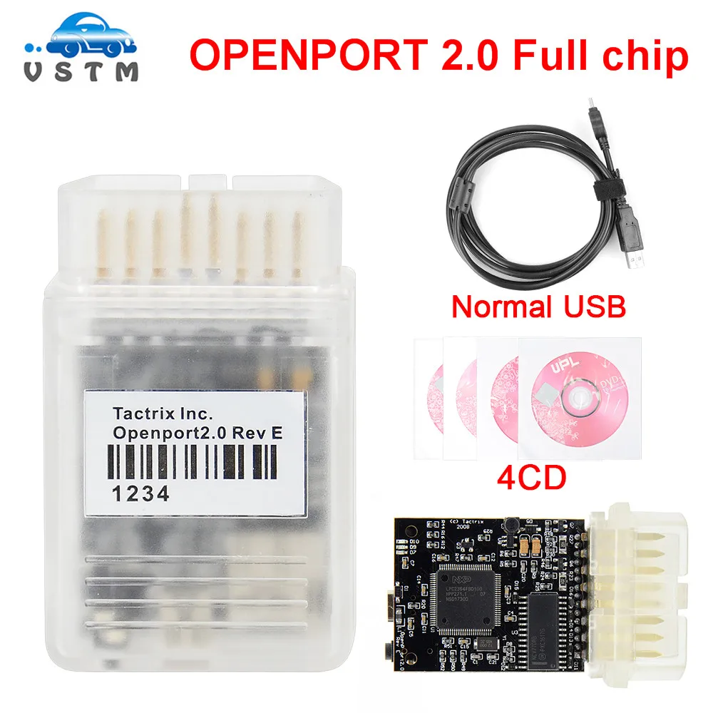 Лучший черный чип Tactrix Openport 2 0 с ECU FLASH отличный инструмент для тюнинга