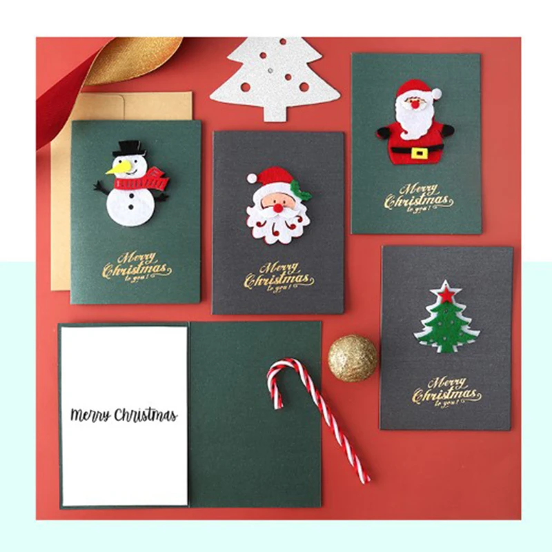 1pcs Pearl Paper Christmas Greeting Card Handmade Stereo Santa Snowman Elk Cute Greeting Card Creative Stereo Christmas Card
1pcs Pearl Paper Christmas Greeting Card Handmade Stereo Santa Snowman Elk Cute Greeting Card Creative Stereo Christmas Card