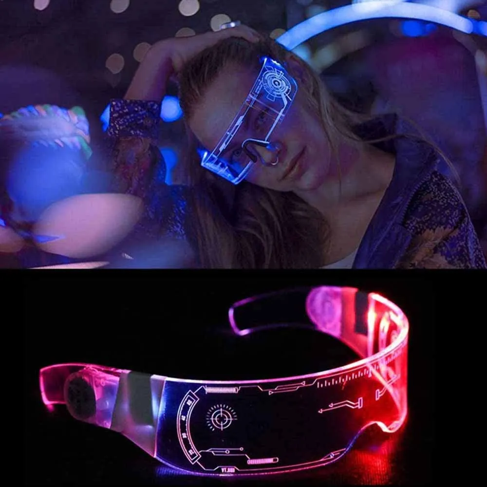 LED Glasses EL Wire Neon Party Luminous LED Glasses Light Up Glasses Rave Costume Party Decor DJ SunGlasses Halloween Decoration
LED Glasses EL Wire Neon Party Luminous LED Glasses Light Up Glasses Rave Costume Party Decor DJ SunGlasses Halloween Decoration