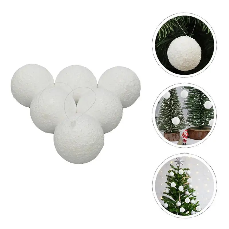 12PCS Foam Christmas Balls Smooth And Round Foam Balls Christmas Tree Decor For Christmas Party Art And Craft Usel
12PCS Foam Christmas Balls Smooth And Round Foam Balls Christmas Tree Decor For Christmas Party Art And Craft Usel