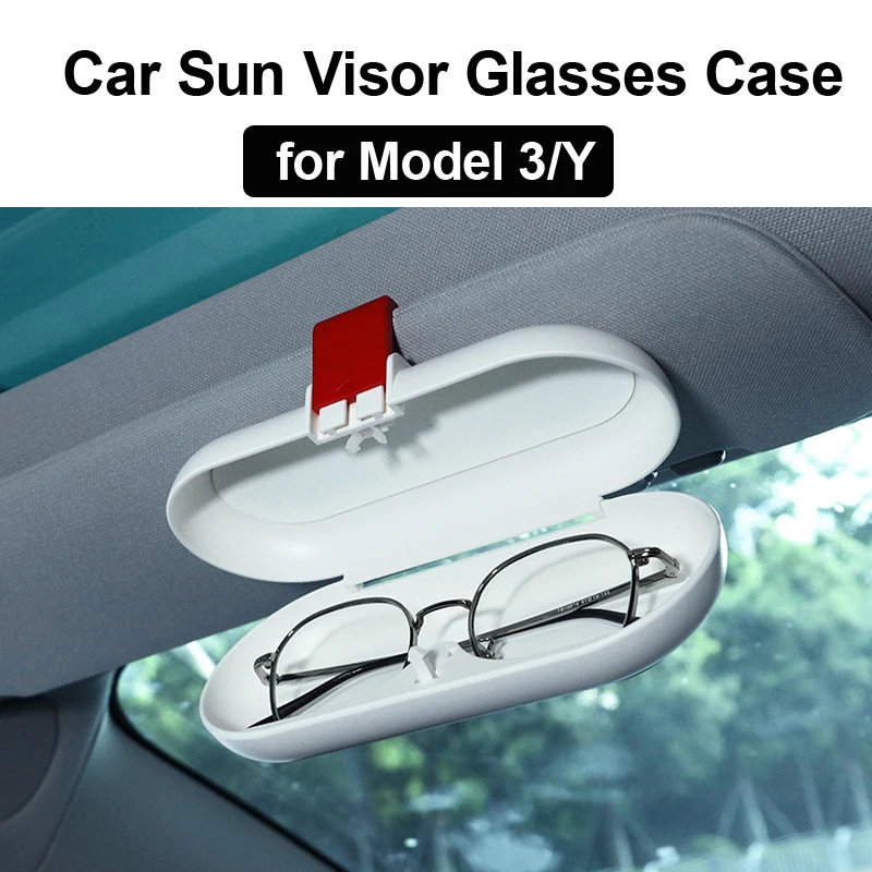 Universal Car Auto Sun Visor Glasses Ticket Card Clamp Sunglasses Holder ABS Eyeglasses Case Auto Accessories for Model 3 Y X
Universal Car Auto Sun Visor Glasses Ticket Card Clamp Sunglasses Holder ABS Eyeglasses Case Auto Accessories for Model 3 Y X