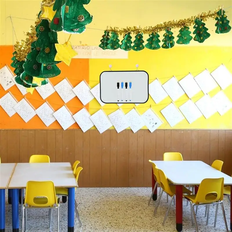 1pc Kids Magnetic Dry Erase White Board Double-sided Whiteboard with 4pcs Pens
1pc Kids Magnetic Dry Erase White Board Double-sided Whiteboard with 4pcs Pens