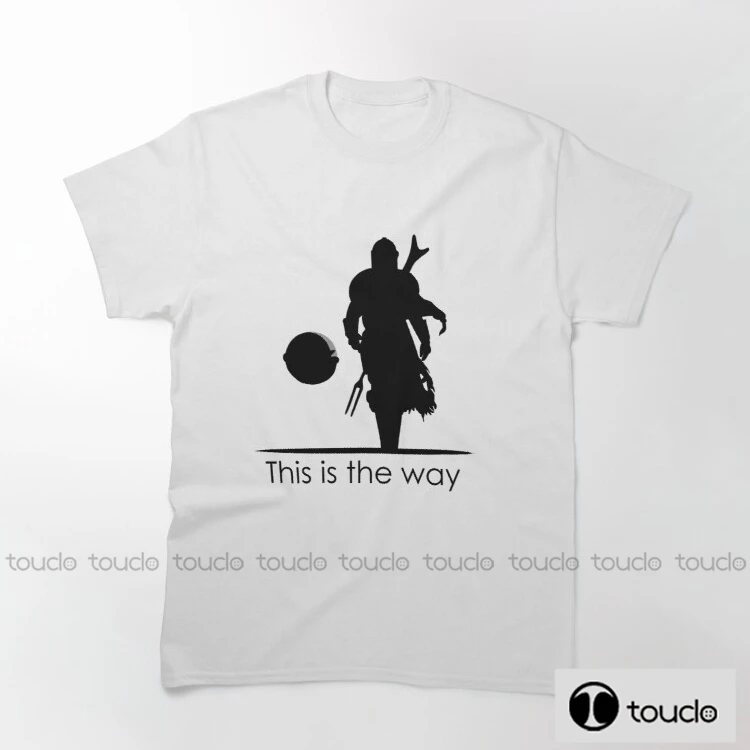 New Mando This Is The Way 100% Cotton Double Sided Printed Biker T-Shirt Men'S Shirt Short Sleeve T-Shirt
New Mando This Is The Way 100% Cotton Double Sided Printed Biker T-Shirt Men'S Shirt Short Sleeve T-Shirt