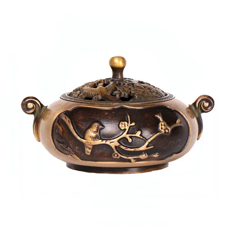 Creative pure copper plum blossom incense burner ornaments classical home crafts smoker incense for Buddha copper incense burner
Creative pure copper plum blossom incense burner ornaments classical home crafts smoker incense for Buddha copper incense burner