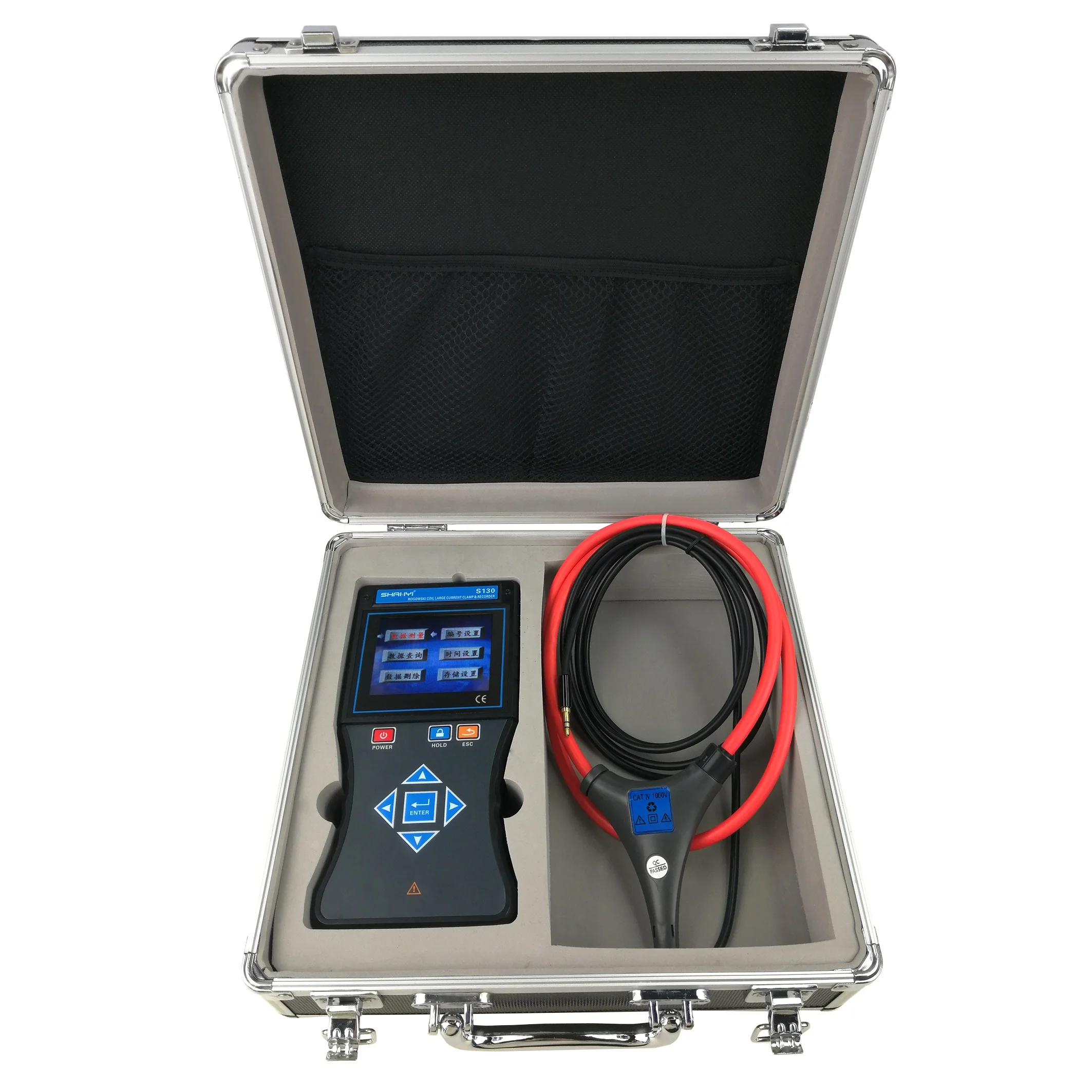 S130 Flexible Coil large current Recorder Leakage current Meter Frequency Tester AC 0 to 20000A Range For Thick wire cable
S130 Flexible Coil large current Recorder Leakage current Meter Frequency Tester AC 0 to 20000A Range For Thick wire cable