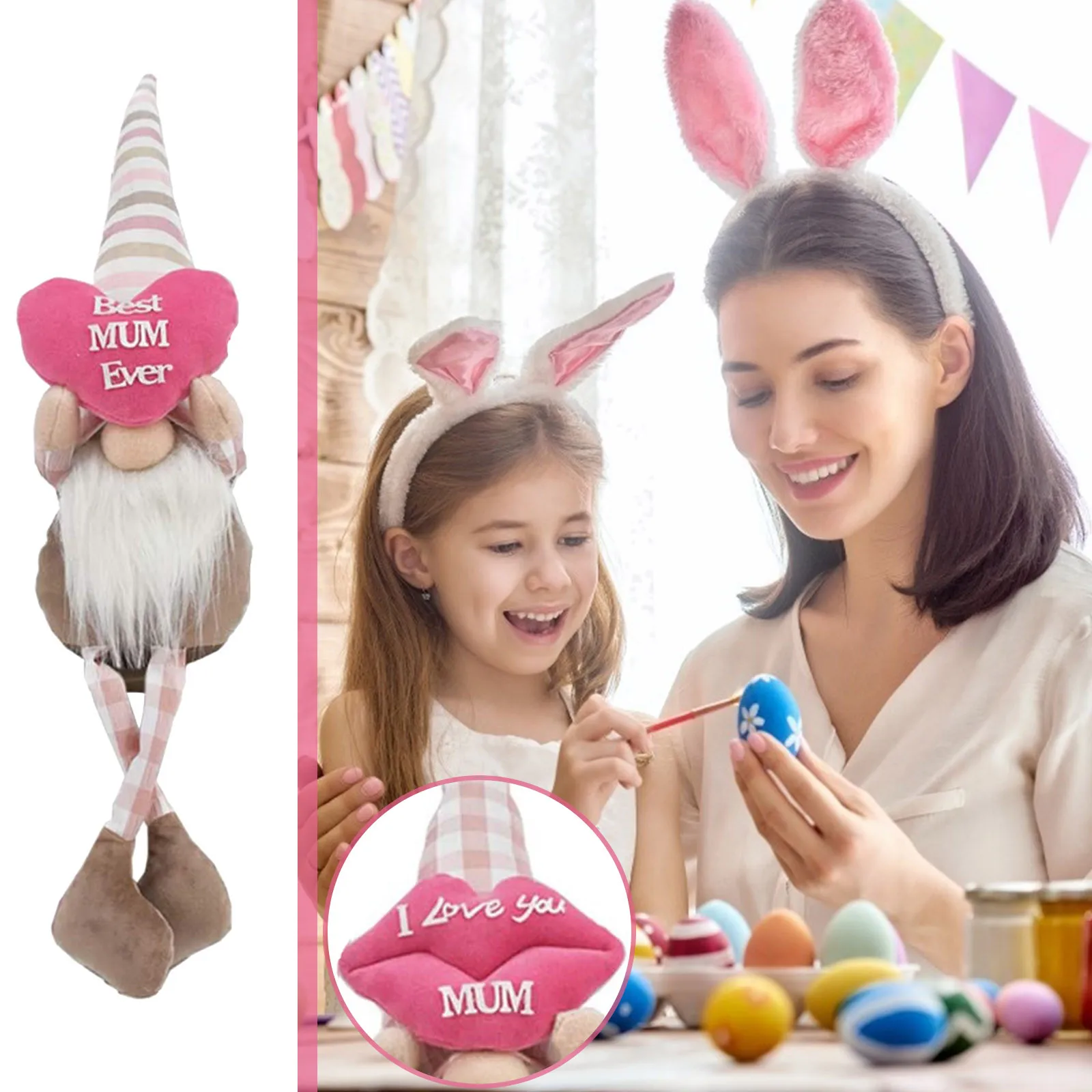 Spring Flower Dwarf Gnome Easter Mother's Day Gnomes Gift Home Decoration Pendant Santa Gnome Plush Doll christmas decoration#40
Spring Flower Dwarf Gnome Easter Mother's Day Gnomes Gift Home Decoration Pendant Santa Gnome Plush Doll christmas decoration#40