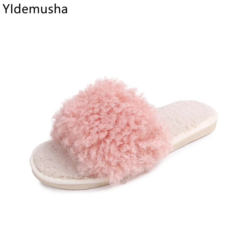 2021 Winter Keep Warm Women Fur Furry Slippers for Home Fluffy Soft Indoor Slides Thick Flats Heel Non Slip Indoor House Slipper
2021 Winter Keep Warm Women Fur Furry Slippers for Home Fluffy Soft Indoor Slides Thick Flats Heel Non Slip Indoor House Slipper