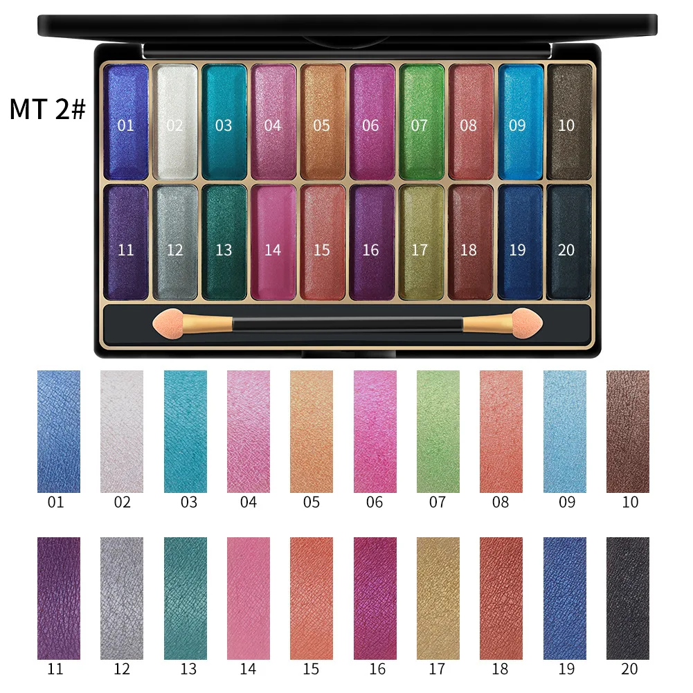 20 Color Bright Pearl Wet Powder Eye Shadow with Sponge Brush Head Ins Net Red Series Student Makeup Multicolor Eyeshadow Tray
20 Color Bright Pearl Wet Powder Eye Shadow with Sponge Brush Head Ins Net Red Series Student Makeup Multicolor Eyeshadow Tray