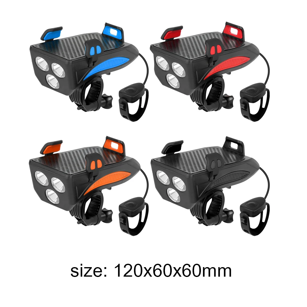 4 in 1 MTB Bike Bandlebar Light USB Rechargeable Battery Cycling Front Light LED 400LM Headlight Power Bank Phone Holder Horn
4 in 1 MTB Bike Bandlebar Light USB Rechargeable Battery Cycling Front Light LED 400LM Headlight Power Bank Phone Holder Horn