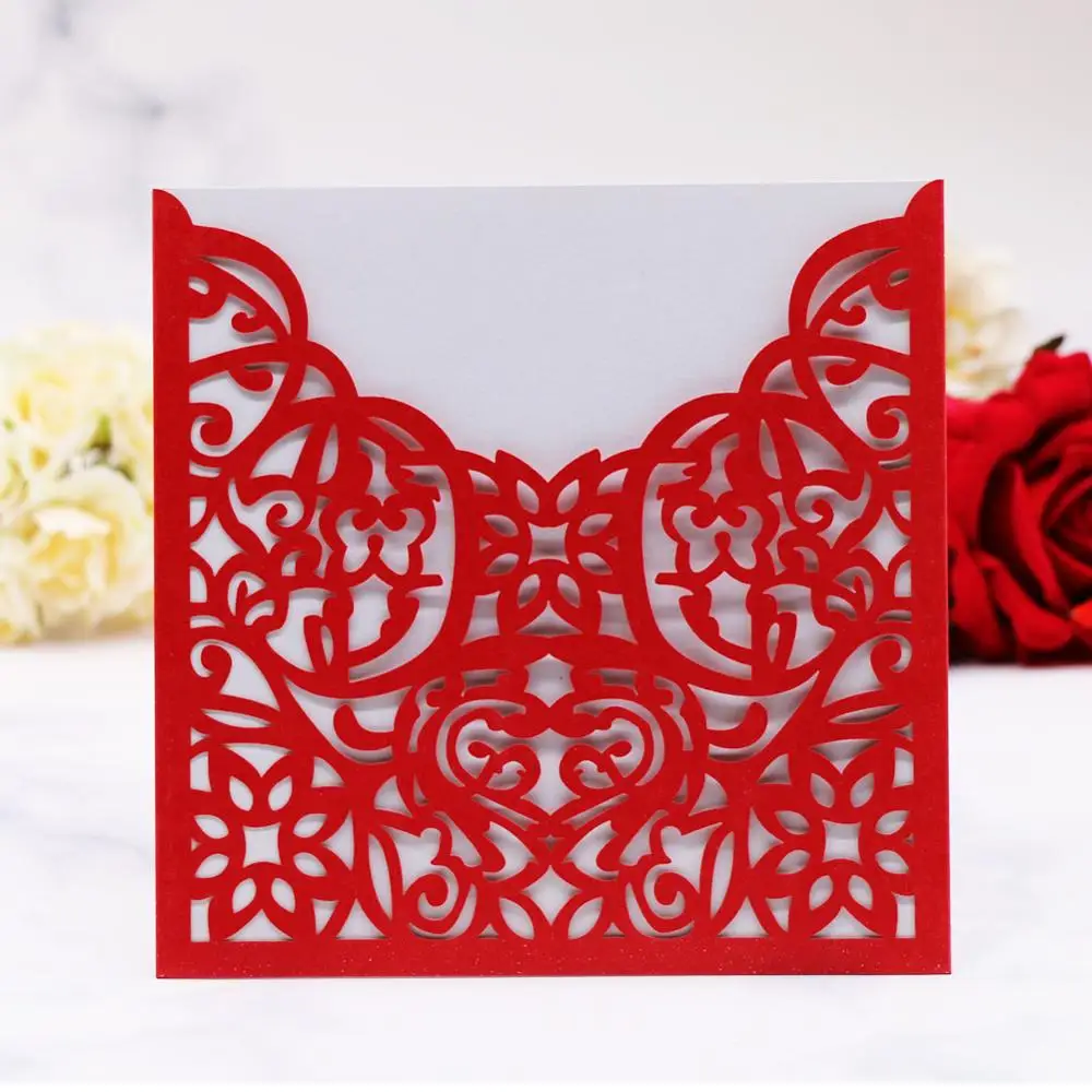 40Pcs/Lot New Design Pocket Wedding Invitations Cards Laser Cut Wedding Cards Announcement Birthday Gift Cards
40Pcs/Lot New Design Pocket Wedding Invitations Cards Laser Cut Wedding Cards Announcement Birthday Gift Cards