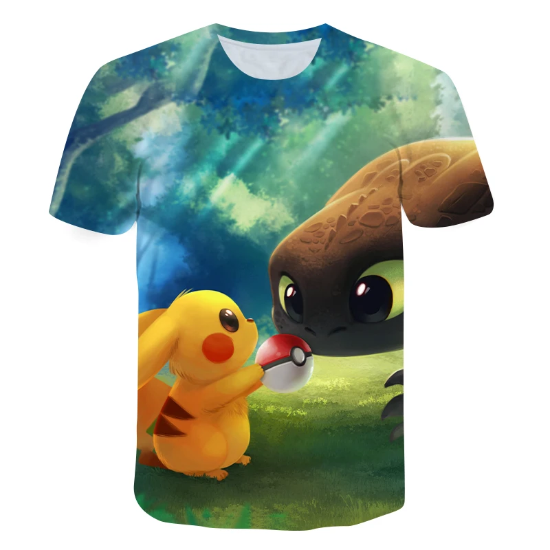 Clothes For Teens Funny Pokemon Anime Themed Boys And Girls T-shirts For Toddlers Kids Oversized Short Sleeves
Clothes For Teens Funny Pokemon Anime Themed Boys And Girls T-shirts For Toddlers Kids Oversized Short Sleeves
