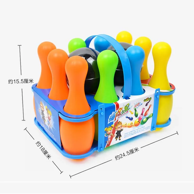NEW Plastic Color Bowling Toy Children Bowling Toys Set Kindergarten Indoor Entertainment Sports Toys 1 Set 
NEW Plastic Color Bowling Toy Children Bowling Toys Set Kindergarten Indoor Entertainment Sports Toys 1 Set