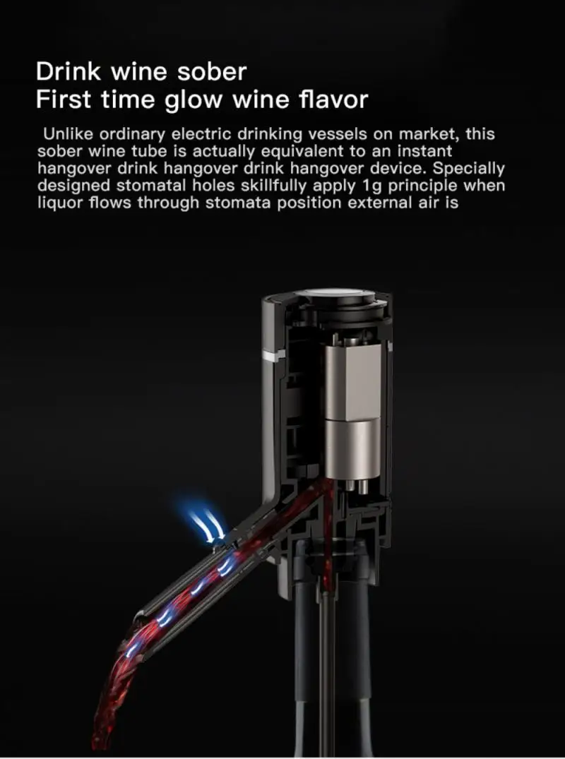 New Electric Wine Dispenser Pump Wine Aerator Automatic Wine Pourer Automatic One-Touch Wine Decanter with Wine USB Rechargeable
New Electric Wine Dispenser Pump Wine Aerator Automatic Wine Pourer Automatic One-Touch Wine Decanter with Wine USB Rechargeable