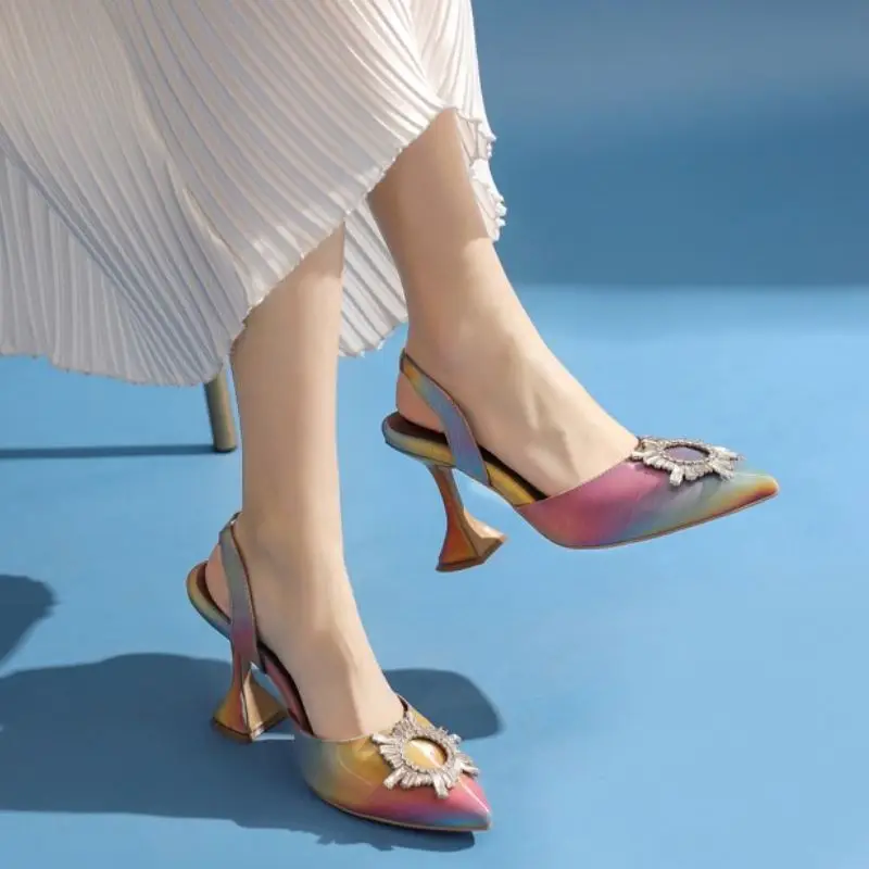 KemeKiss New High Heel Sandals Women Strange Heel Real Leather Women Shoes Fashion Sexy Party Shoes Women Footwear Size 34-43
KemeKiss New High Heel Sandals Women Strange Heel Real Leather Women Shoes Fashion Sexy Party Shoes Women Footwear Size 34-43