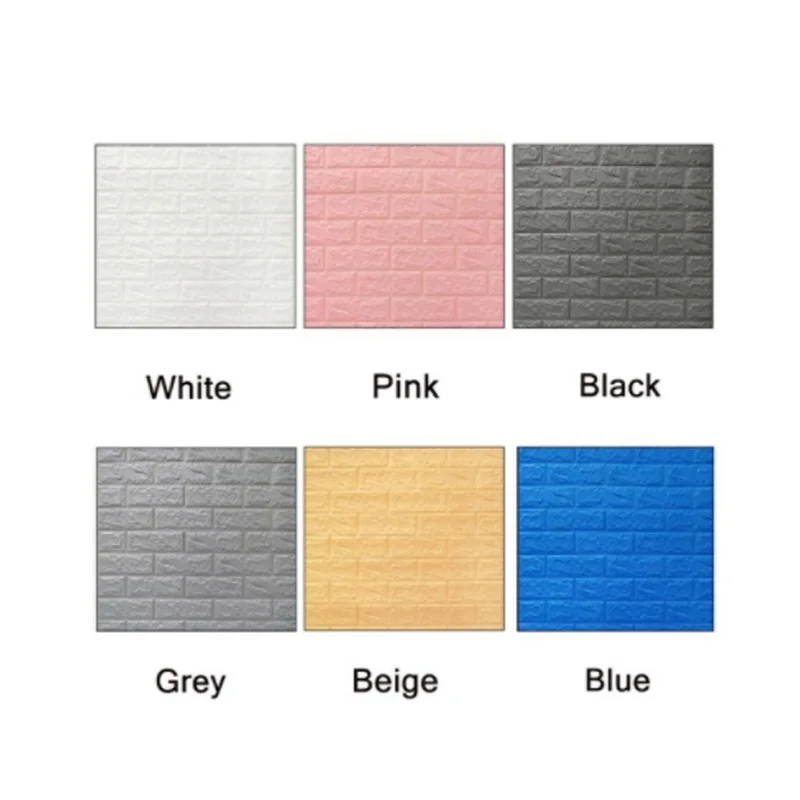 5 Pcs 3D Brick Wall Stickers Self-Adhesive DIY Waterproof Foam Wallpaper Kids Room Kitchen Roof Ceiling Background Wall Decals
5 Pcs 3D Brick Wall Stickers Self-Adhesive DIY Waterproof Foam Wallpaper Kids Room Kitchen Roof Ceiling Background Wall Decals