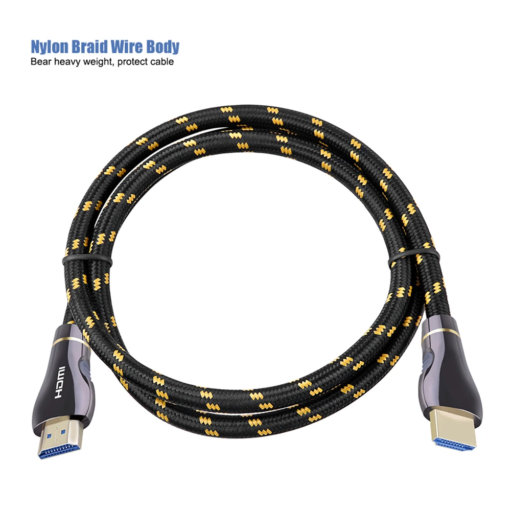 HDMI 2.0 Cable For Apple TV HDMI to HDMI Cable 4K 60Hz For Xiaomi Mi Box PS4 Splitter Switcher Audio Video Cable HDMI Cord Wire
HDMI 2.0 Cable For Apple TV HDMI to HDMI Cable 4K 60Hz For Xiaomi Mi Box PS4 Splitter Switcher Audio Video Cable HDMI Cord Wire