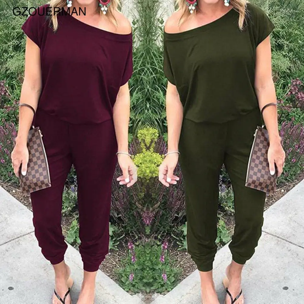 2021 New Fashion Women Lady Elastic Waist Off Shoulder Spring Summer Short Sleeve Solid Color Jumpsuit
2021 New Fashion Women Lady Elastic Waist Off Shoulder Spring Summer Short Sleeve Solid Color Jumpsuit