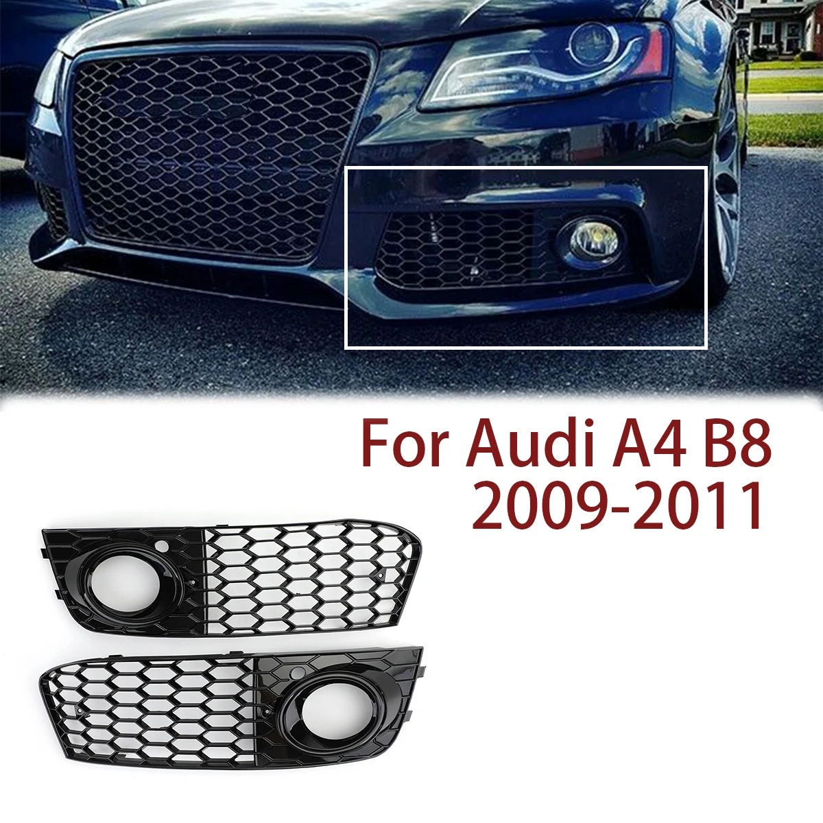 Решетчатая противотуманная фара для Audi A4 B8 RS4 2009 2010 2011, решетчатая решетка А4, впускная крышка 8KD807682, держатель, запчасти для гриля
Решетчатая противотуманная фара для Audi A4 B8 RS4 2009 2010 2011, решетчатая решетка А4, впускная крышка 8KD807682, держатель, запчасти для гриля