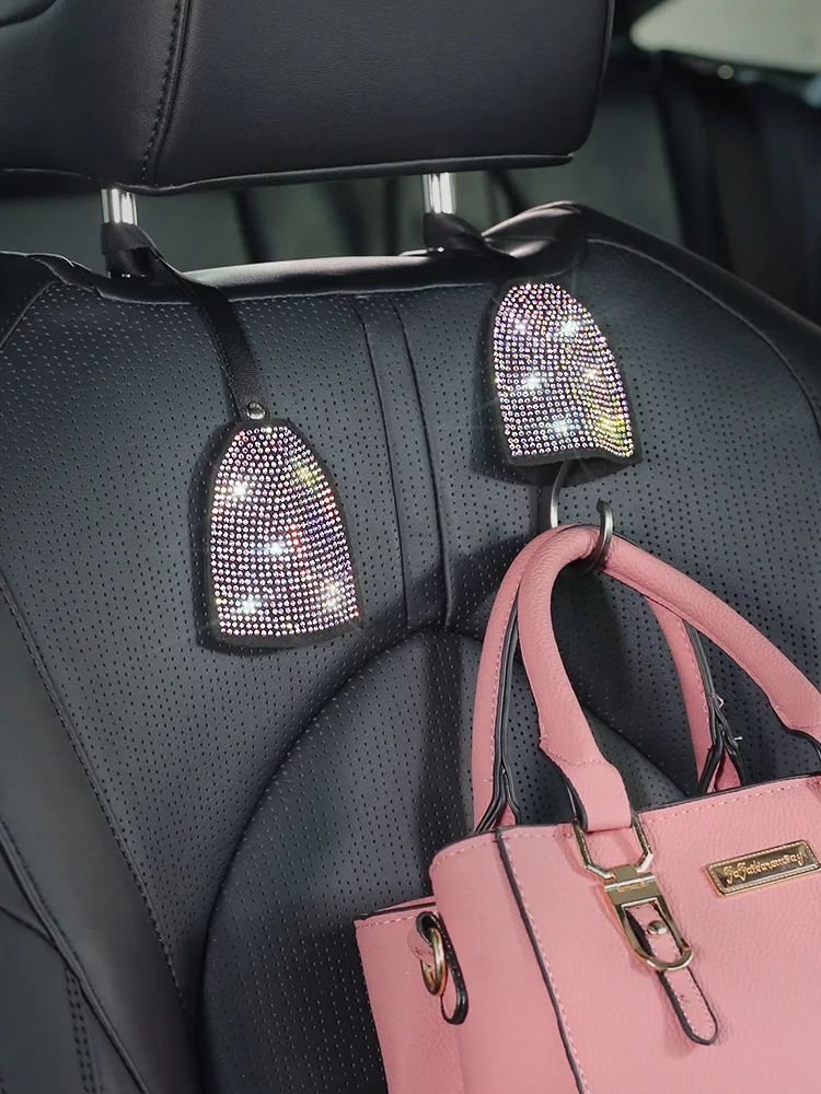 Rhinestones Car Seat Back Hanging Hook Universal Auto Headrest Hanger Storage Hooks Automobiles Accessories Handbag Clip Holder
Rhinestones Car Seat Back Hanging Hook Universal Auto Headrest Hanger Storage Hooks Automobiles Accessories Handbag Clip Holder