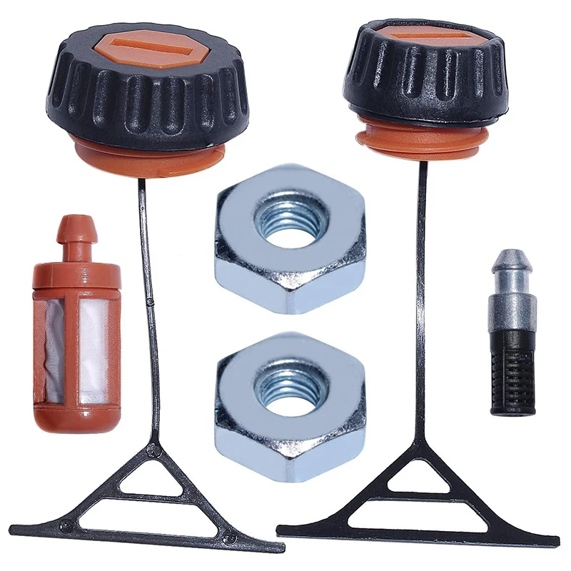 Gas Fuel Oil Cap Bar Nuts Filter Kit for Stihl 020 021 023 024 024AV 025 026 026PRO 028 028AV 029 034 036 038 Chainsaw
Gas Fuel Oil Cap Bar Nuts Filter Kit for Stihl 020 021 023 024 024AV 025 026 026PRO 028 028AV 029 034 036 038 Chainsaw