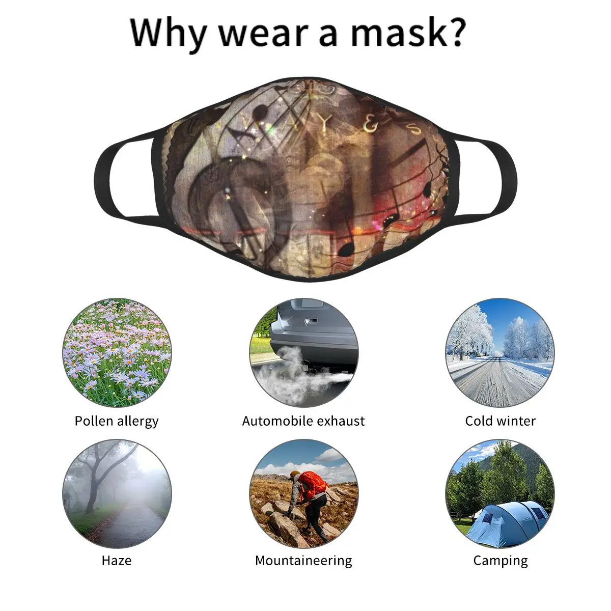 Music Non-Disposable Face Mask Piano Musical Gift Anti Haze Mask Protection Cover Respirator Mouth Muffle
Music Non-Disposable Face Mask Piano Musical Gift Anti Haze Mask Protection Cover Respirator Mouth Muffle
