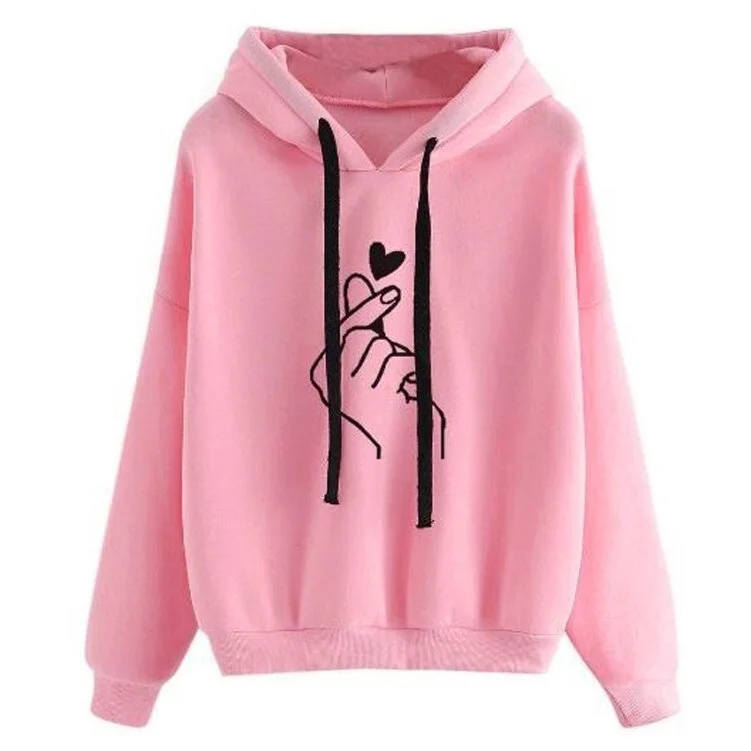 Women's sweater Autumn and winter new large women's wear European and American loose casual printing is more colorful than heart
Women's sweater Autumn and winter new large women's wear European and American loose casual printing is more colorful than heart