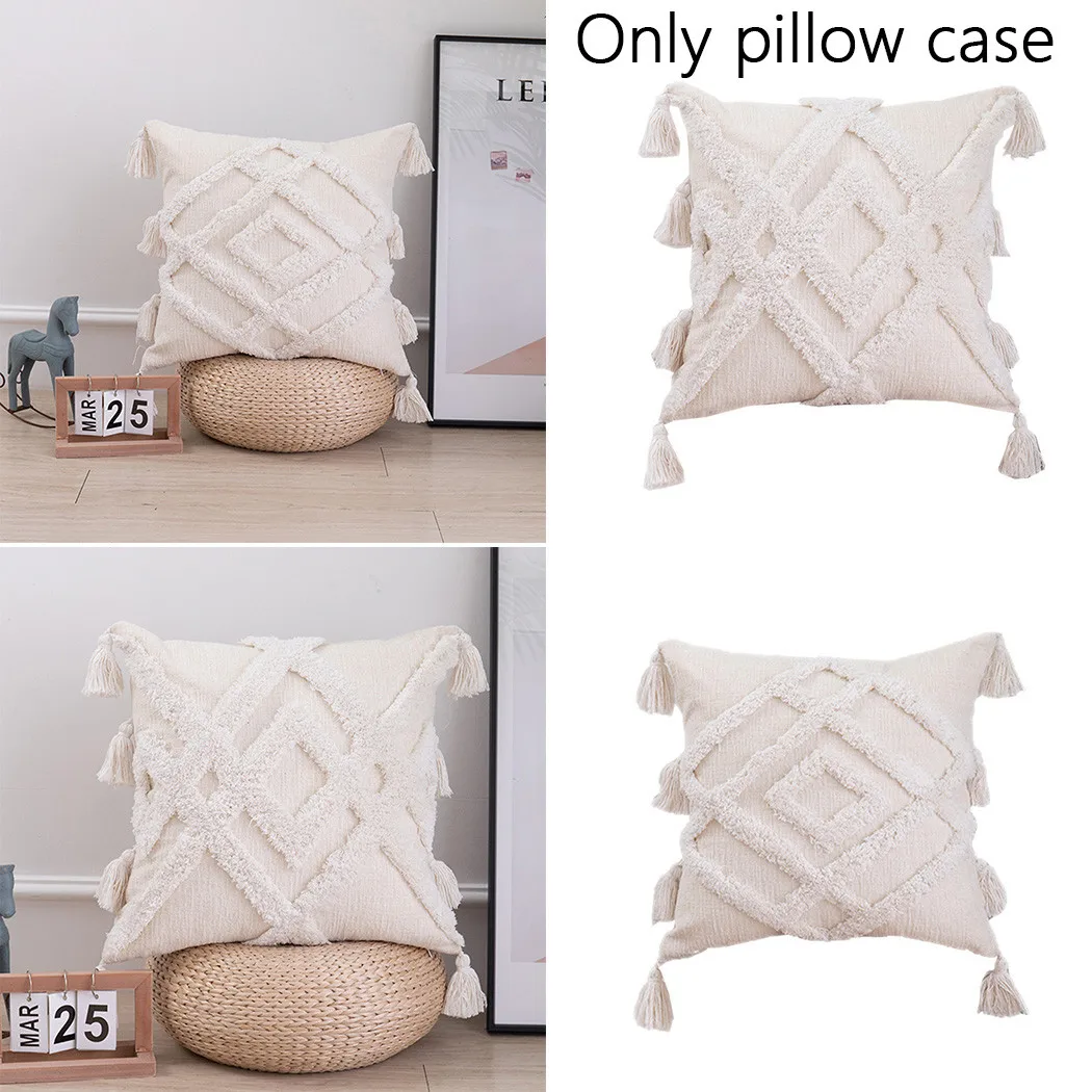 Boho Tassel Pillow Case Square Soft Pillowcase Sofa Throw Velvet Suit For Household Car, Hotel And Coffee Bar Decoration Wedding
Boho Tassel Pillow Case Square Soft Pillowcase Sofa Throw Velvet Suit For Household Car, Hotel And Coffee Bar Decoration Wedding