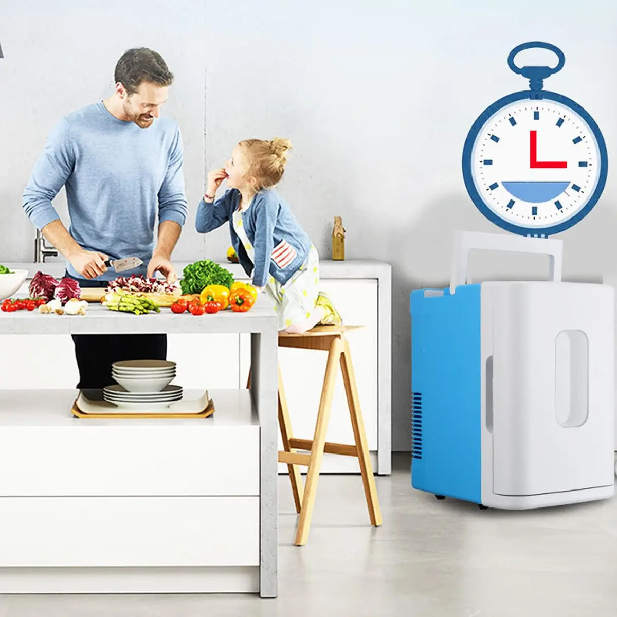 NEW 10L 220V Car Refrigerator Automoble Mini Fridge Refrigerators Freezer Cooling Box frigobar Food Fruit Storage Fridge