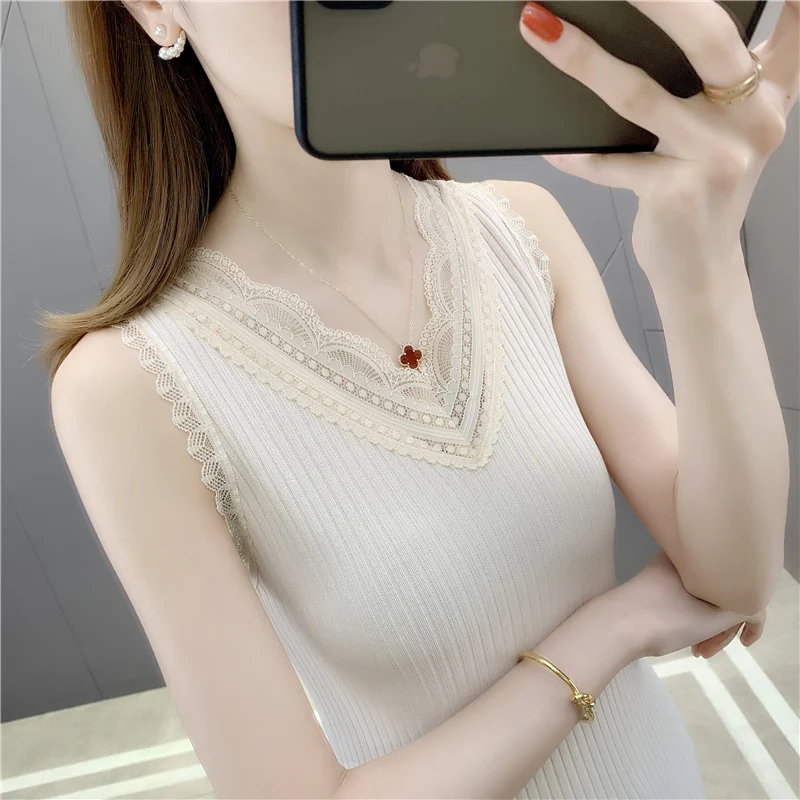 2021 Special Offer Top Fashion 7 In 19793 (6, 7) Make Pure Color Lace Stitching Ice Hemp Sleeveless Condole Belt Vest 25
2021 Special Offer Top Fashion 7 In 19793 (6, 7) Make Pure Color Lace Stitching Ice Hemp Sleeveless Condole Belt Vest 25
