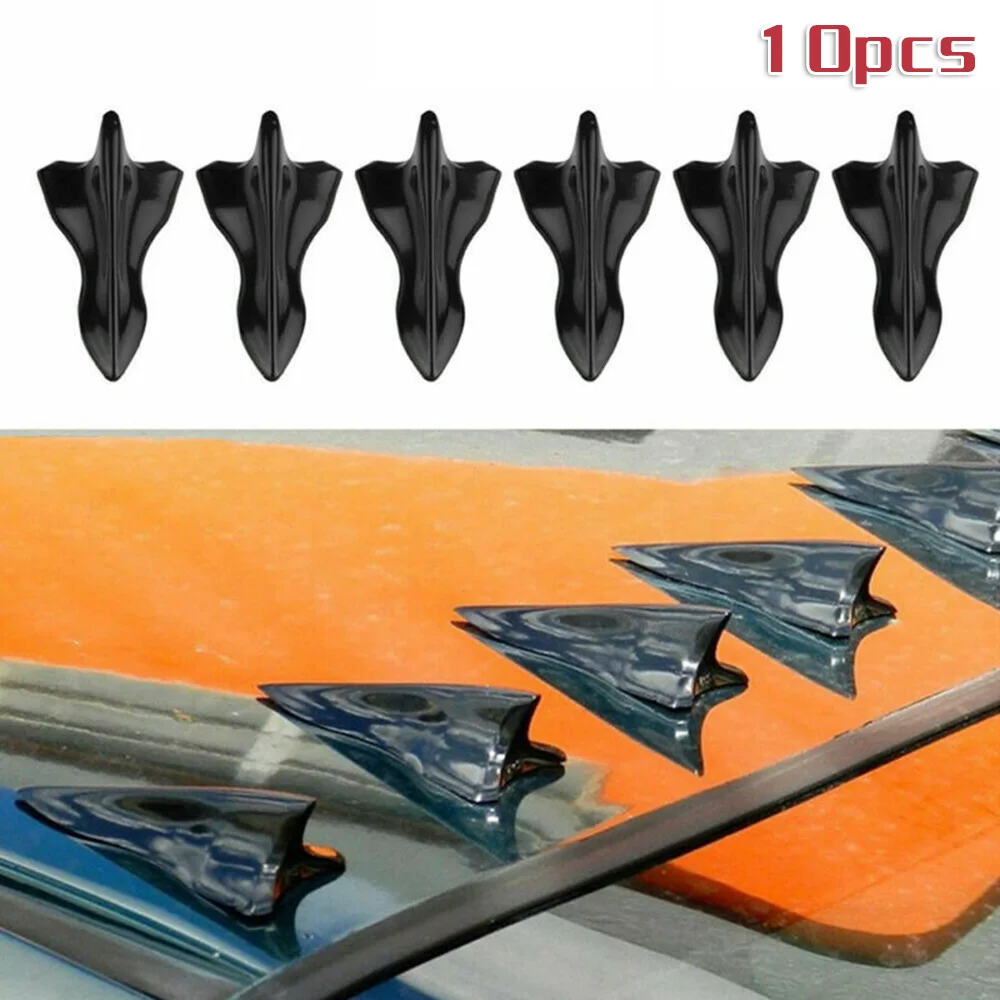 10 Pcs Shark Fin Diffuser Vortex Generator ABS For Car Windscreen Roof Spoiler Bumper High Quality Black
10 Pcs Shark Fin Diffuser Vortex Generator ABS For Car Windscreen Roof Spoiler Bumper High Quality Black