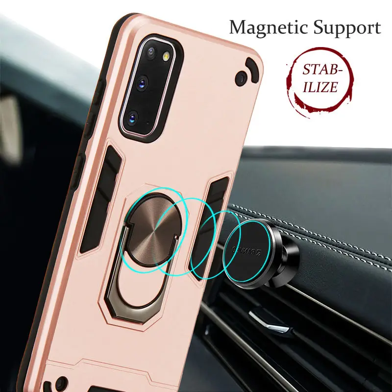 Silicon Case For Samsung Galaxy S20 Metal Ring Phone Case For Samsung S20 S20 Ultra S20 Plus Luxury Anti-Fall Protection Cover
Silicon Case For Samsung Galaxy S20 Metal Ring Phone Case For Samsung S20 S20 Ultra S20 Plus Luxury Anti-Fall Protection Cover