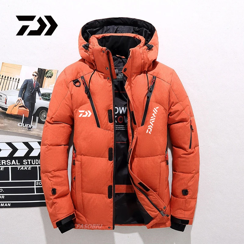 2021 Men's White Duck Down Fishing Jacket Warm Hooded Thick Puffer Coat Male High Quality Thermal Winter Fishing Clothes
2021 Men's White Duck Down Fishing Jacket Warm Hooded Thick Puffer Coat Male High Quality Thermal Winter Fishing Clothes