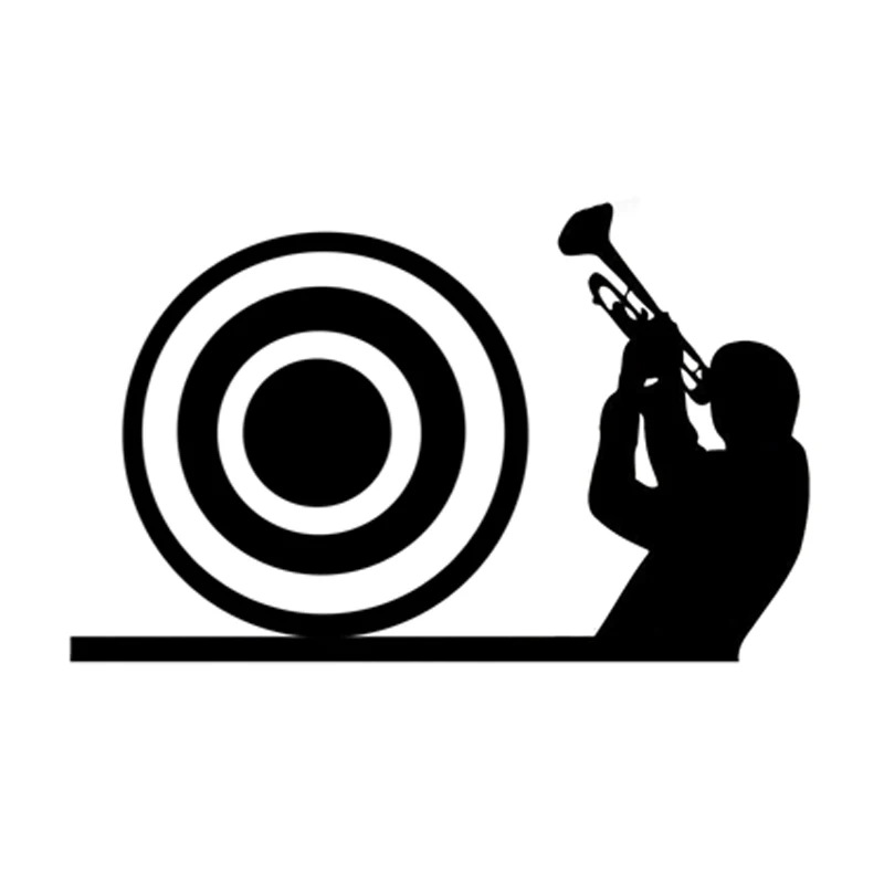 

Car Sticker Interesting Jazz Trumpet Music Silhouette Decor Vinyl Decal 13.4CM*8.3CM