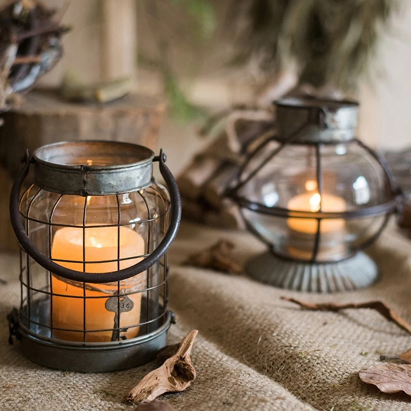 Outdoor Garden Candle Holder Iron Windproof Vintage Candle Holder Home Decor Titular De La Vela Furniture Decoration BS50CH
Outdoor Garden Candle Holder Iron Windproof Vintage Candle Holder Home Decor Titular De La Vela Furniture Decoration BS50CH