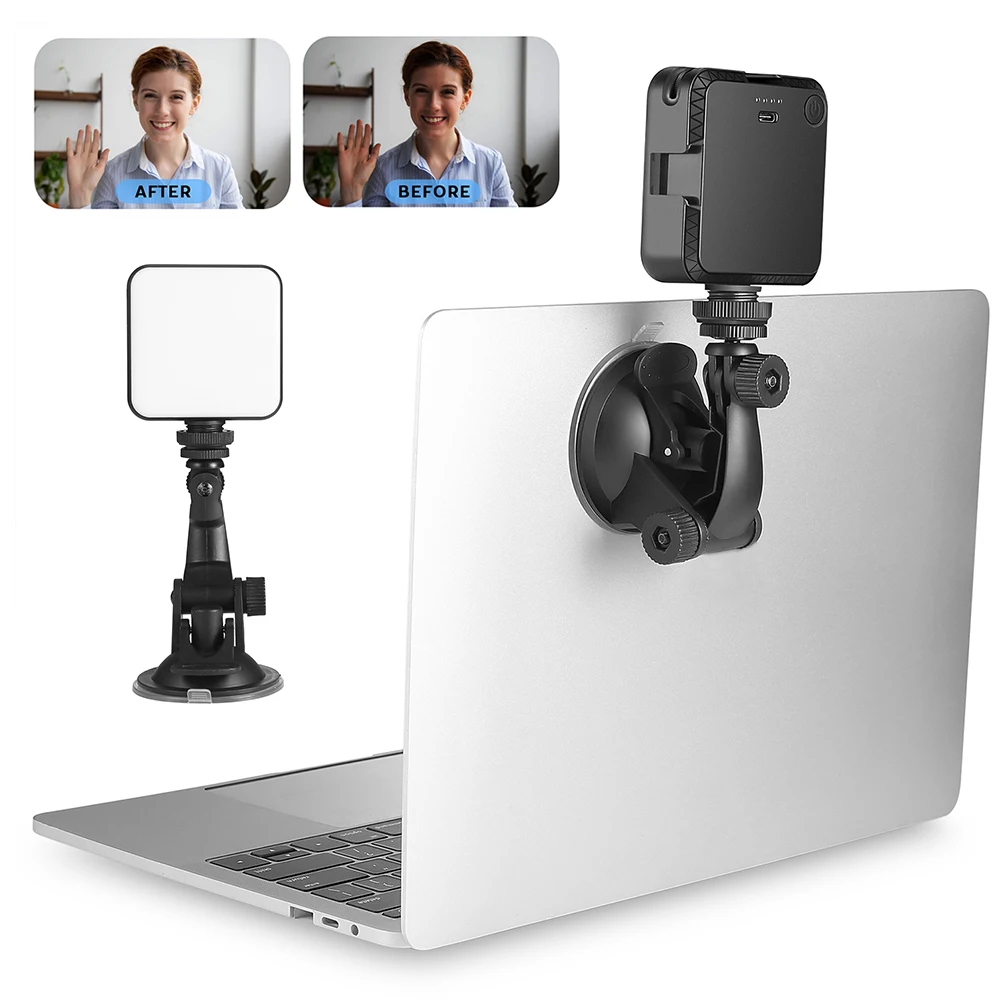 LED Fill Light USB Rechargeable Video Conference Self Broadcasting Live Streaming Vlog Dimmable Makeup Strong Suction Studio
LED Fill Light USB Rechargeable Video Conference Self Broadcasting Live Streaming Vlog Dimmable Makeup Strong Suction Studio
