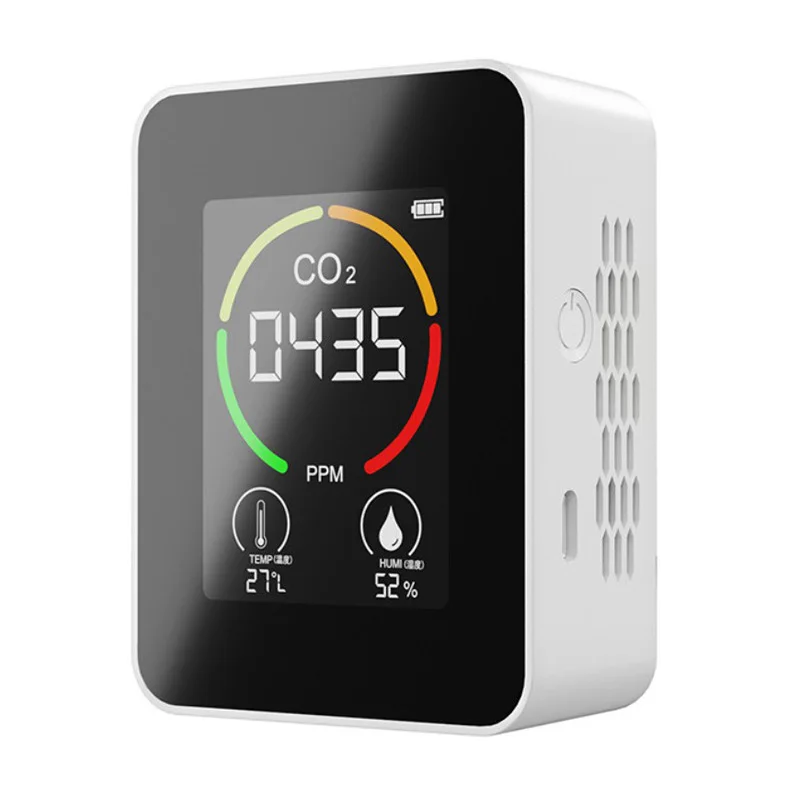 Portable Air Quality Detector Multifunctional Digital Carbon Dioxide Monitor for Home Bedroom Office 9x7x3.5cm JA55
Portable Air Quality Detector Multifunctional Digital Carbon Dioxide Monitor for Home Bedroom Office 9x7x3.5cm JA55