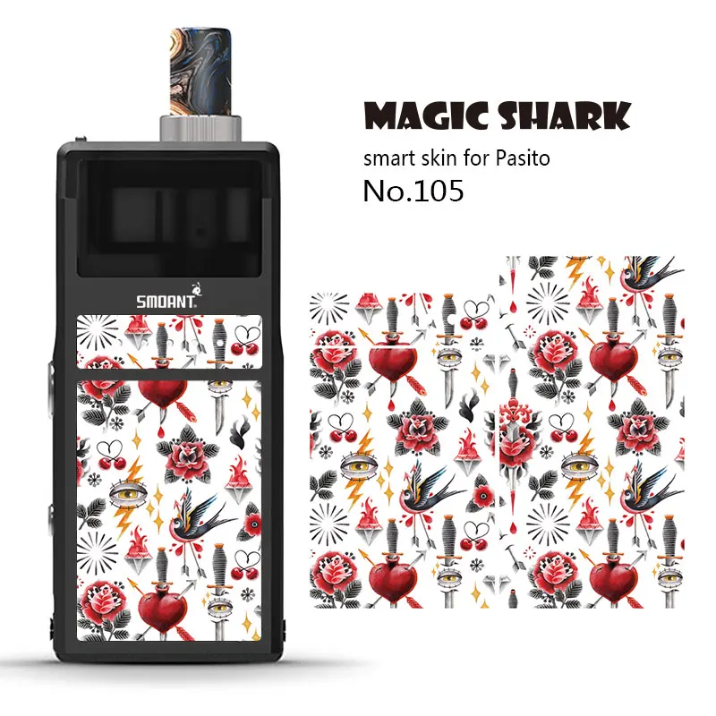 Чехол-наклейка Magic Shark Wood с цветочным принтом Бэтмен V-Vendetta железный человек Harley