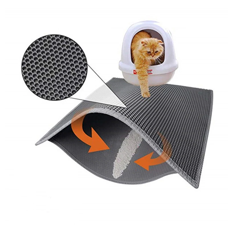 Cat Litter Mat EVA Double-Layer Pet Cat Litter Trapper Mats with Waterproof Bottom Non-slip Pet Litter Cat Mat Layer kattenmand
Cat Litter Mat EVA Double-Layer Pet Cat Litter Trapper Mats with Waterproof Bottom Non-slip Pet Litter Cat Mat Layer kattenmand