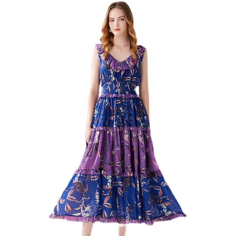 2021 New Women Dresses Office Lady Printing Ankle-Length Women Elegant Dress Butterfly Sleeve V-Neck Expand Women Autumn Dresses
2021 New Women Dresses Office Lady Printing Ankle-Length Women Elegant Dress Butterfly Sleeve V-Neck Expand Women Autumn Dresses