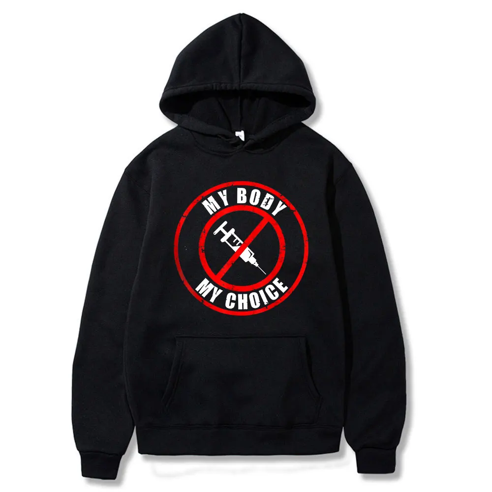 Мужские толстовки с капюшоном My Body My Choice вакцина Anti Vax, топы с принтом для пары, четыре сезона, хлопковая толстовка в стиле хип-поп, модная оде...
Мужские толстовки с капюшоном My Body My Choice вакцина Anti Vax, топы с принтом для пары, четыре сезона, хлопковая толстовка в стиле хип-поп, модная оде...