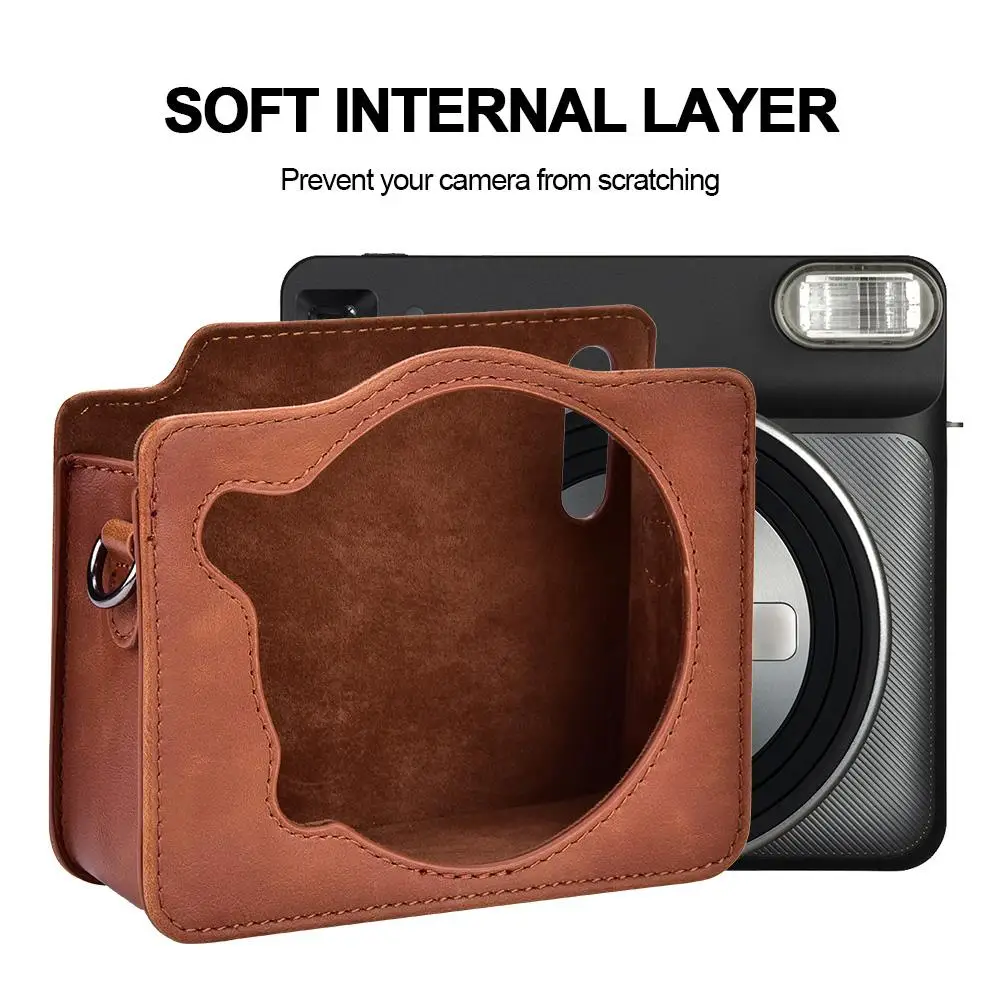 PU Leather Protective Mini Camera Case Bag Pouch Cover Film Camera Bag Soft and Durable
PU Leather Protective Mini Camera Case Bag Pouch Cover Film Camera Bag Soft and Durable