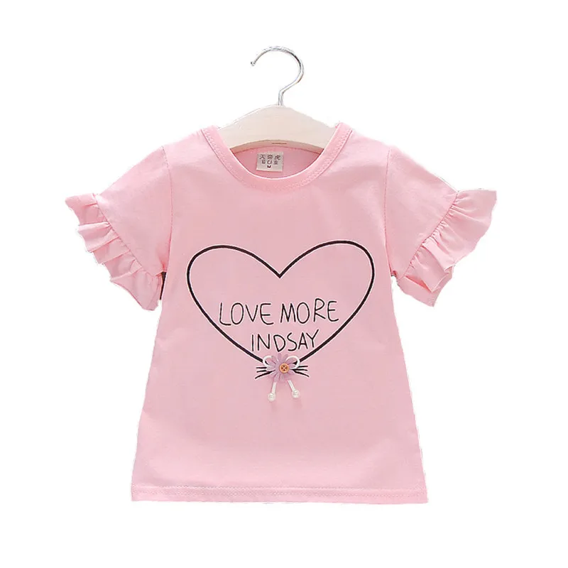 Summer New Little girl short sleeve t-shirt Kids O-Neck Cartoon cotton Casual T-Shirt baby Girl Clothes Pink 1 2 3 4 5 6 7 8year
Summer New Little girl short sleeve t-shirt Kids O-Neck Cartoon cotton Casual T-Shirt baby Girl Clothes Pink 1 2 3 4 5 6 7 8year