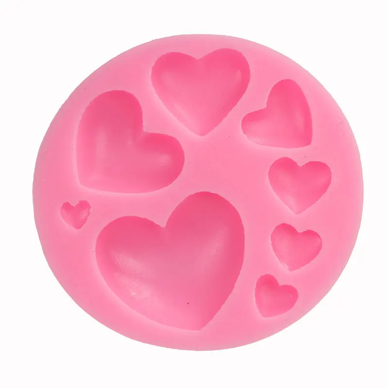 Loving Heart Shape Silicone Fondant Mold DIY Colorful Sweet Heart Chocolate Candy Paste Cake Decorating Tool Mold
Loving Heart Shape Silicone Fondant Mold DIY Colorful Sweet Heart Chocolate Candy Paste Cake Decorating Tool Mold
