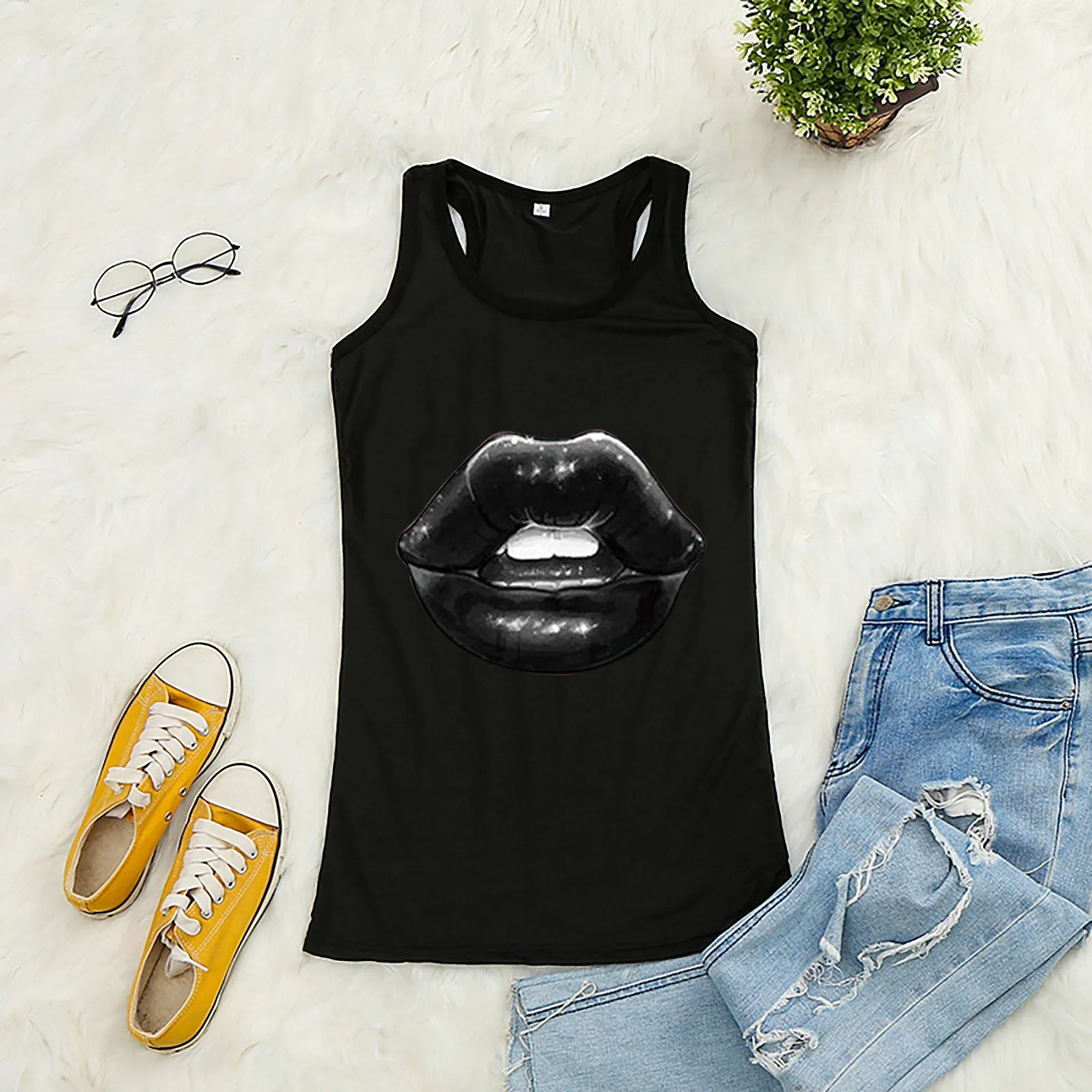 Women's Tank Top T-shirt 2021 Summer Casual Cotton Sleeveless Print T-shirt Woman Loose Blouse Tops Camisetas De Mujer
Women's Tank Top T-shirt 2021 Summer Casual Cotton Sleeveless Print T-shirt Woman Loose Blouse Tops Camisetas De Mujer