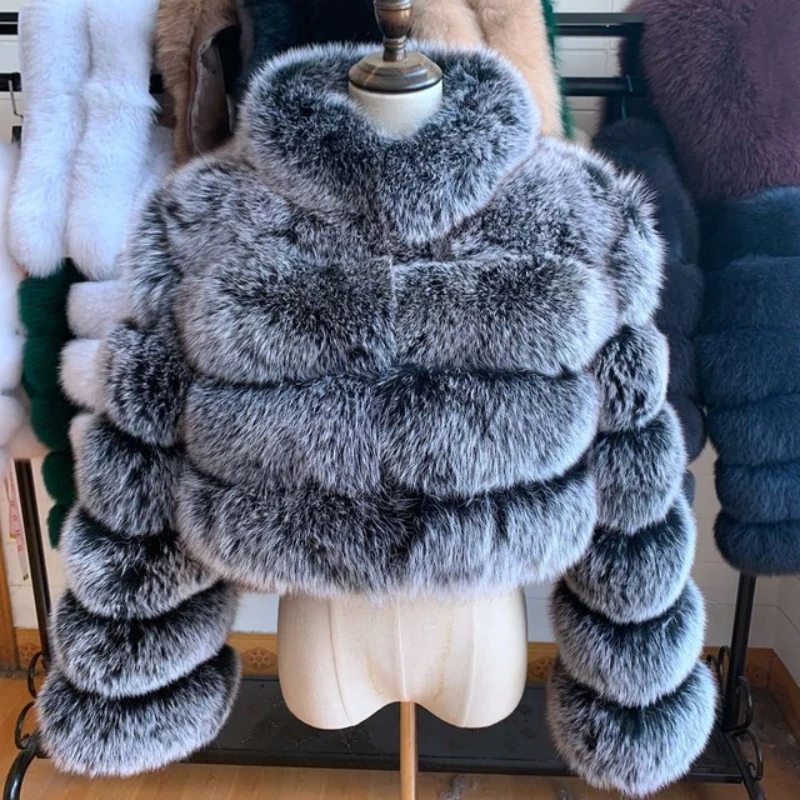 Collar 2021 New Luxury Women's Warm Coat Winter Thick Long-Sleeved Clothes Fox Fur Coat Faux Rabbit Fur Fluffy
Collar 2021 New Luxury Women's Warm Coat Winter Thick Long-Sleeved Clothes Fox Fur Coat Faux Rabbit Fur Fluffy