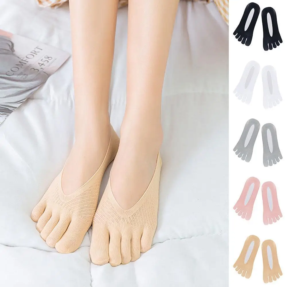 1pair Summer Ultrathin Five-finger Socks Unisex Invisible Silicone Anti-skid Breathable Anti-friction Female Sock Funny Toe Sock
1pair Summer Ultrathin Five-finger Socks Unisex Invisible Silicone Anti-skid Breathable Anti-friction Female Sock Funny Toe Sock