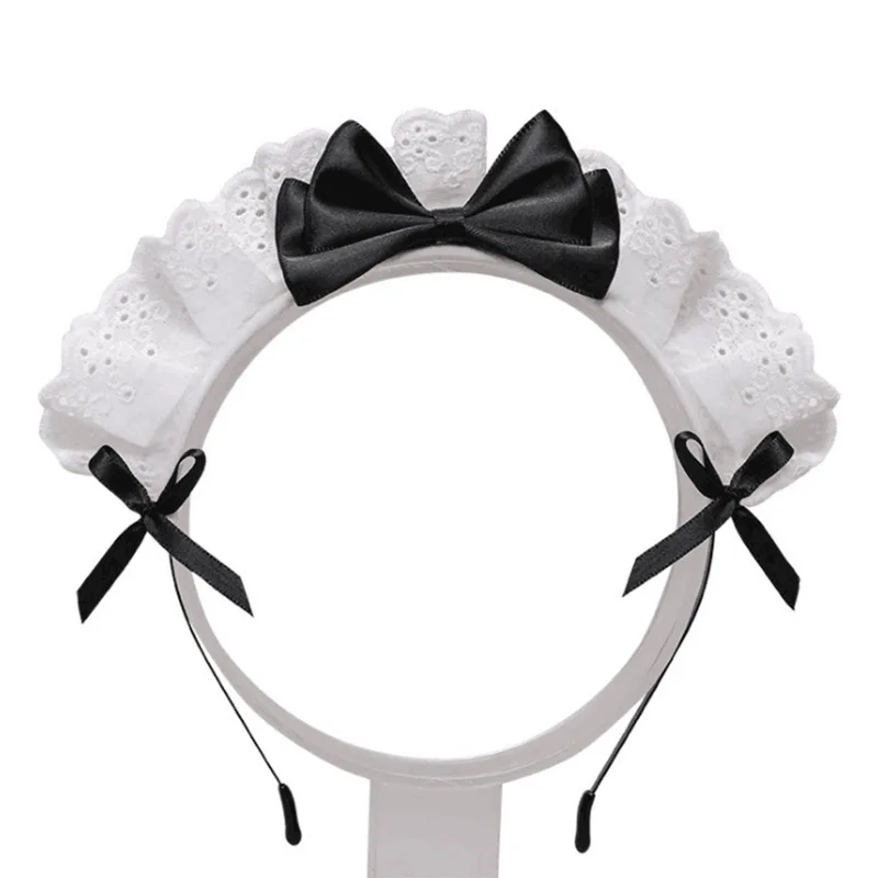 Lolita Headdress Cute Maid Hair Accessories Two-dimensional Lace Bow Maid Hair Hoop Cosplay Sexy Cute Decoration
Lolita Headdress Cute Maid Hair Accessories Two-dimensional Lace Bow Maid Hair Hoop Cosplay Sexy Cute Decoration