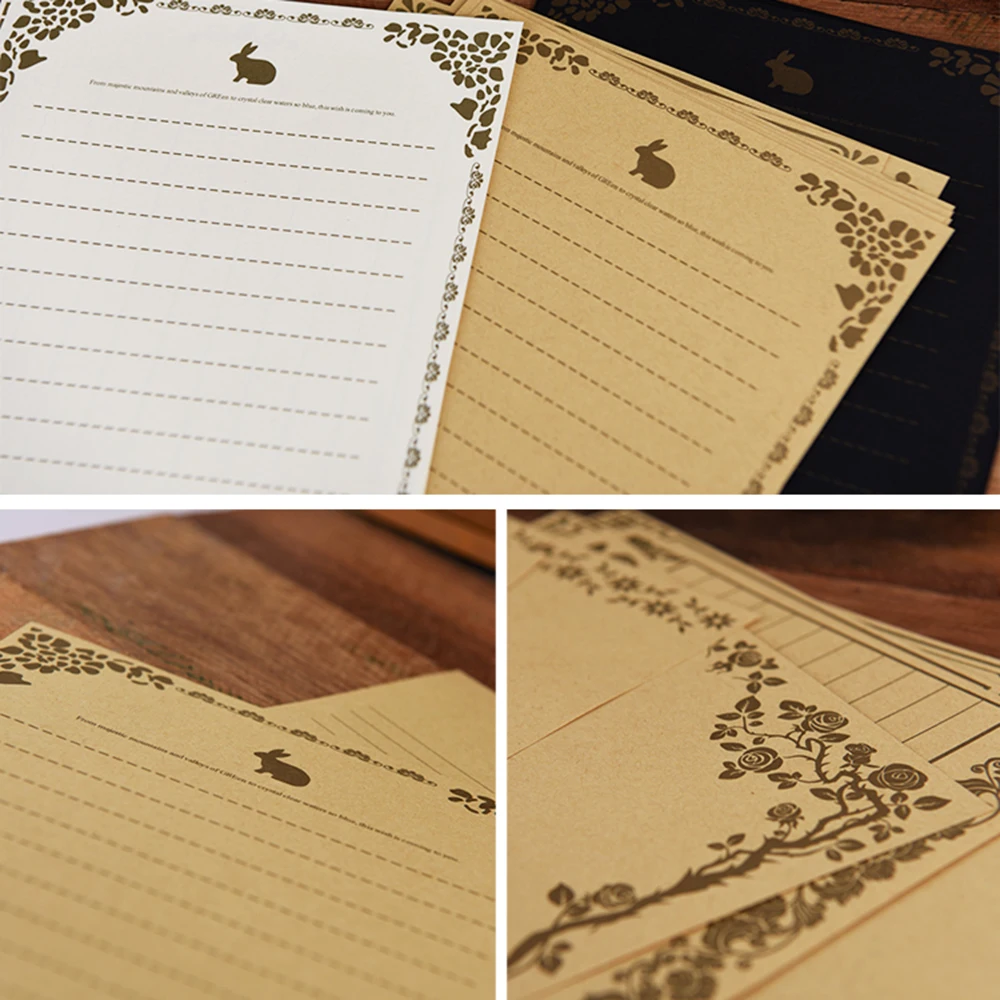 8 Models European Vintage Style Writing A Love Letter Kraft Paper Letters Good Quality Culture Stationery Office School Supplies
8 Models European Vintage Style Writing A Love Letter Kraft Paper Letters Good Quality Culture Stationery Office School Supplies