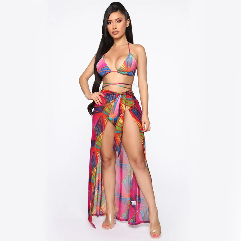 Push Up Sexy Women Swimsuit Print Bikini Set 3 Pieces Skirt Swimwear High Waist Bathing Suit Sexy Beach Wear Biquini New
Push Up Sexy Women Swimsuit Print Bikini Set 3 Pieces Skirt Swimwear High Waist Bathing Suit Sexy Beach Wear Biquini New