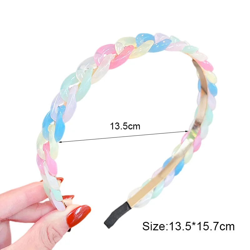1Pcs Non-slip Colorful Chain Retro Solid Wide Headband Hair Bands Hair Hoop Bezel Women Girls Hairband Hair Accessories Headwear
1Pcs Non-slip Colorful Chain Retro Solid Wide Headband Hair Bands Hair Hoop Bezel Women Girls Hairband Hair Accessories Headwear